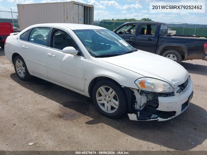 2007 Chevrolet Impala Lt VIN: 2G1WC58RX79252462 Lot: 40279474