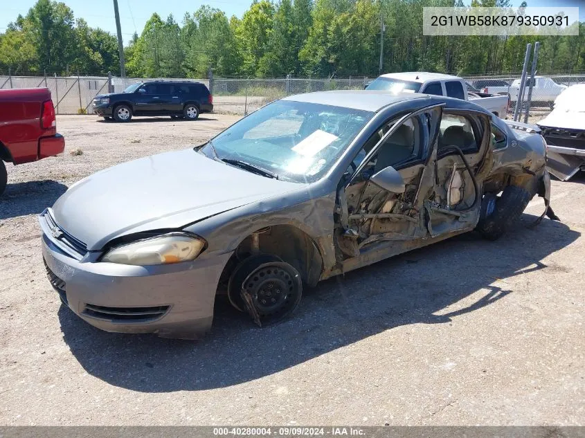 2007 Chevrolet Impala Ls VIN: 2G1WB58K879350931 Lot: 40280004