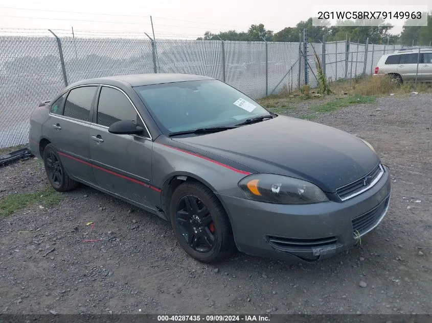 2007 Chevrolet Impala Lt VIN: 2G1WC58RX79149963 Lot: 40287435