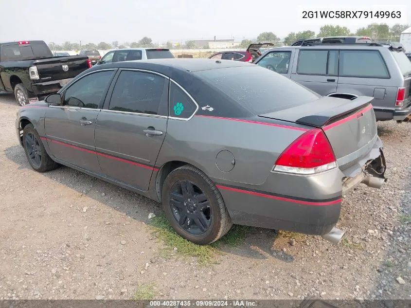 2007 Chevrolet Impala Lt VIN: 2G1WC58RX79149963 Lot: 40287435