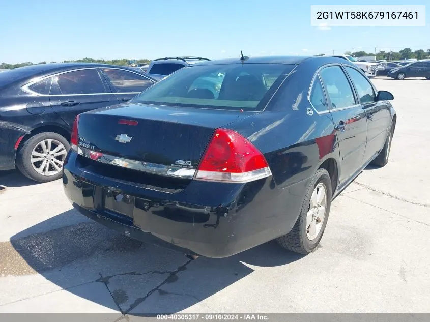 2007 Chevrolet Impala Lt VIN: 2G1WT58K679167461 Lot: 40305317