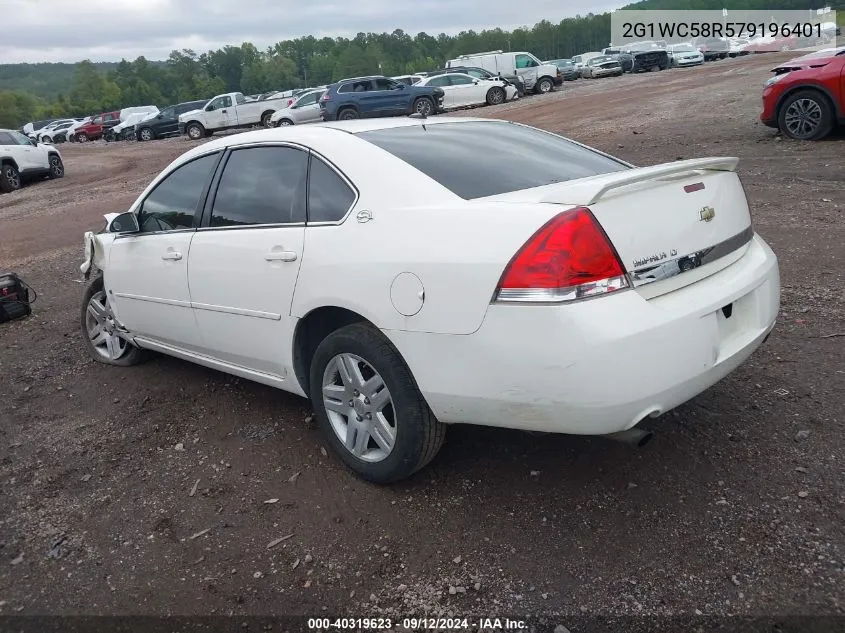 2007 Chevrolet Impala Lt VIN: 2G1WC58R579196401 Lot: 40319623