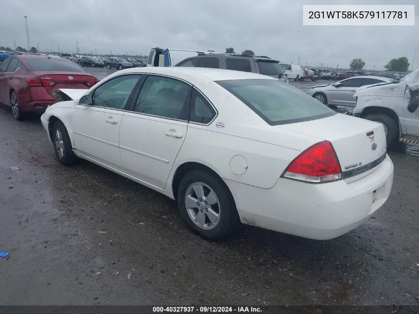 2G1WT58K579117781 2007 Chevrolet Impala Lt