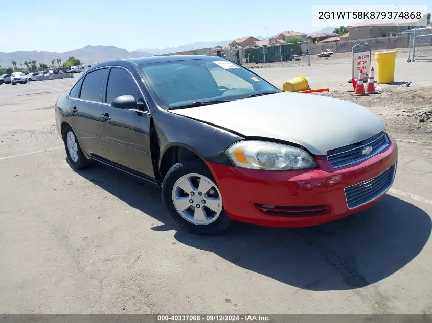 2007 Chevrolet Impala Lt VIN: 2G1WT58K879374868 Lot: 40337066