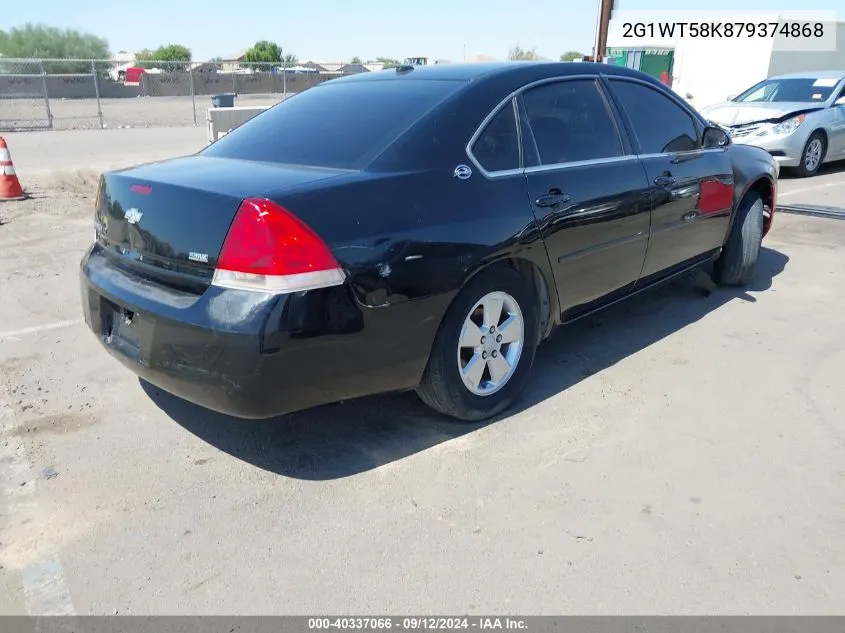 2G1WT58K879374868 2007 Chevrolet Impala Lt