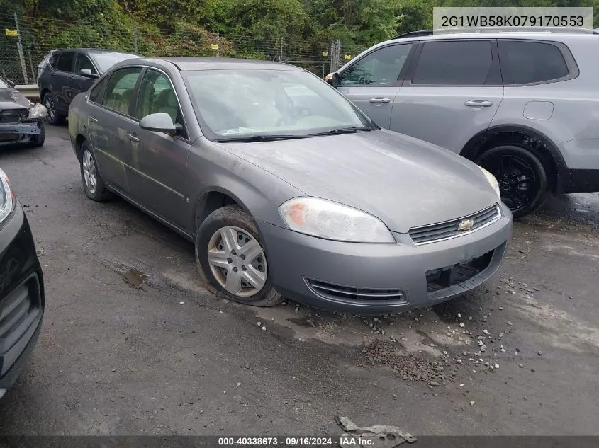 2G1WB58K079170553 2007 Chevrolet Impala Ls