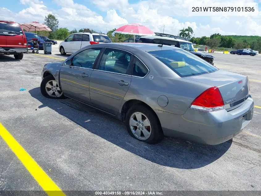 2G1WT58N879101536 2007 Chevrolet Impala Lt