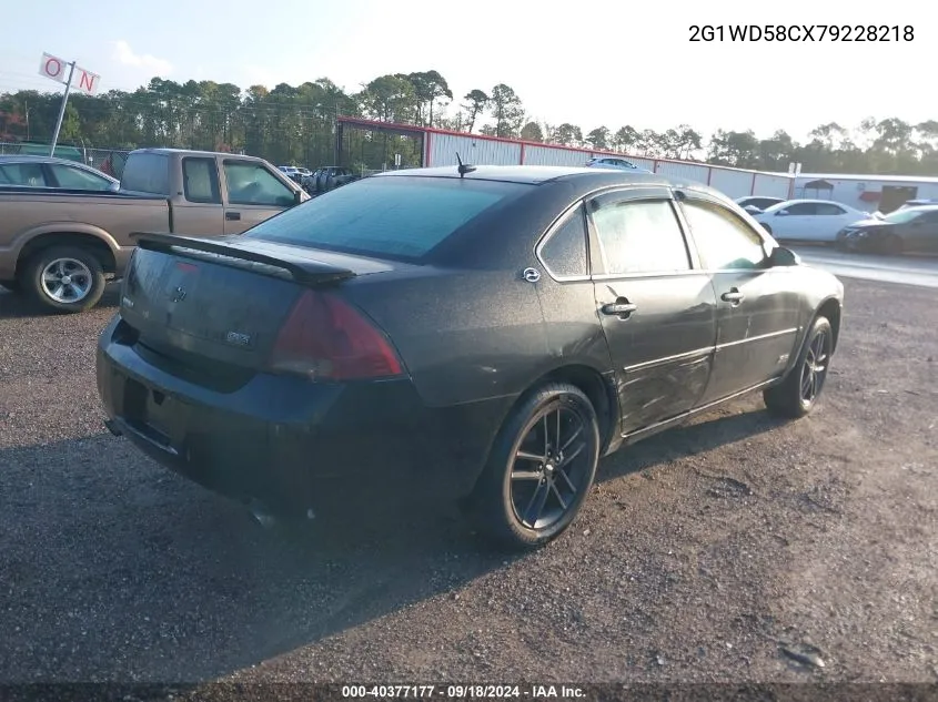 2007 Chevrolet Impala Ss VIN: 2G1WD58CX79228218 Lot: 40377177