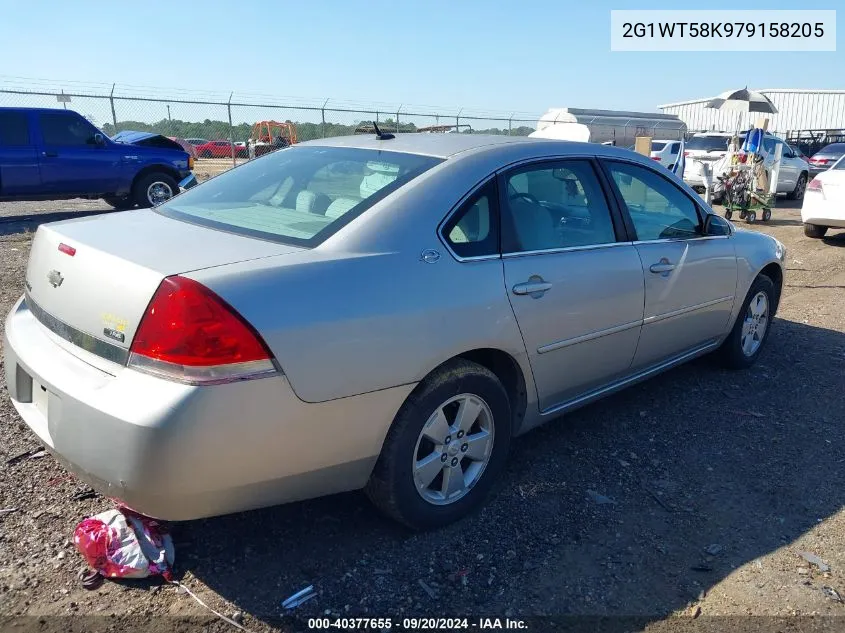 2007 Chevrolet Impala Lt VIN: 2G1WT58K979158205 Lot: 40377655