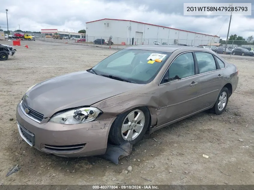 2007 Chevrolet Impala Lt VIN: 2G1WT58N479285793 Lot: 40377804