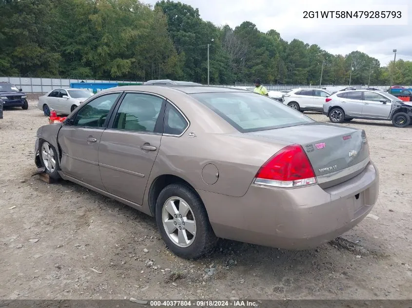 2007 Chevrolet Impala Lt VIN: 2G1WT58N479285793 Lot: 40377804