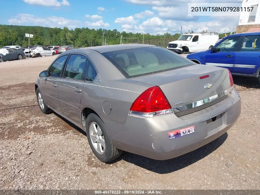 2G1WT58N079281157 2007 Chevrolet Impala Lt