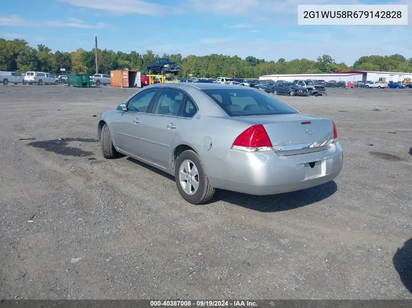 2007 Chevrolet Impala Ltz VIN: 2G1WU58R679142828 Lot: 40387008