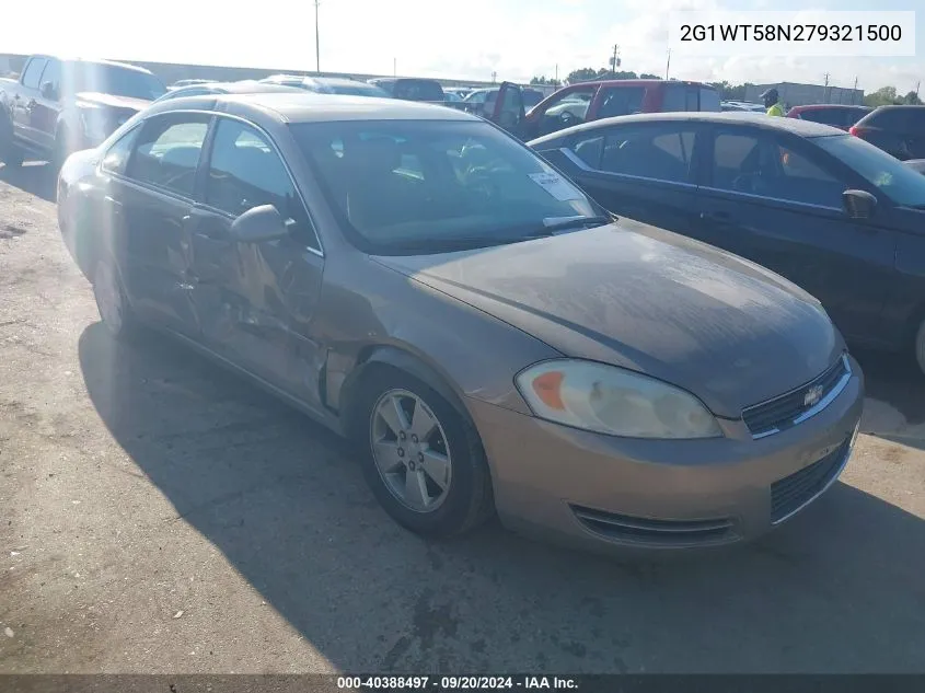 2007 Chevrolet Impala Lt VIN: 2G1WT58N279321500 Lot: 40388497