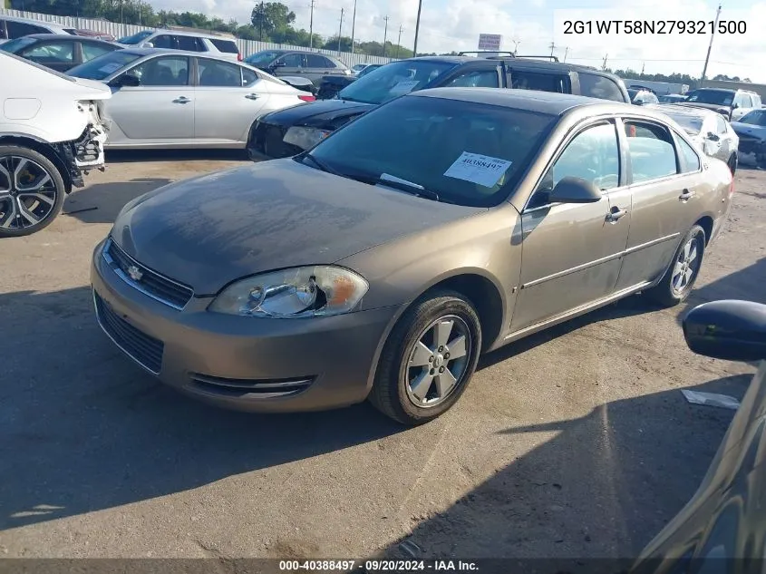 2007 Chevrolet Impala Lt VIN: 2G1WT58N279321500 Lot: 40388497