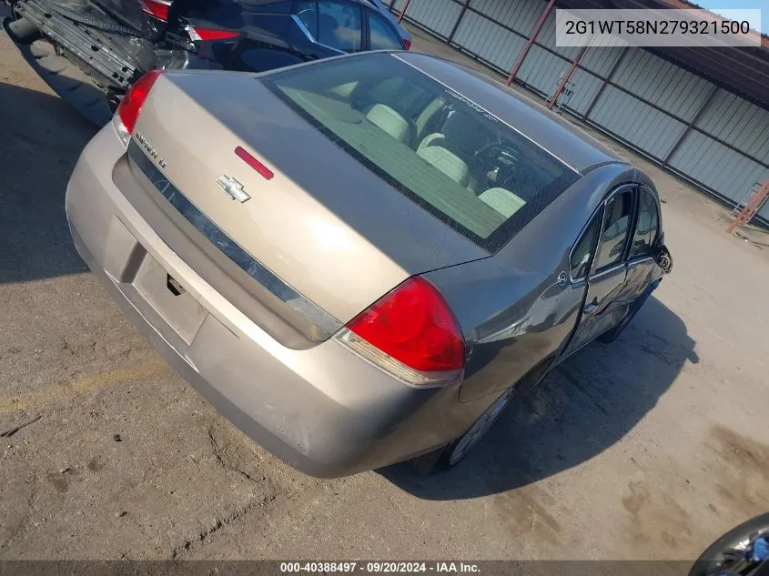 2007 Chevrolet Impala Lt VIN: 2G1WT58N279321500 Lot: 40388497