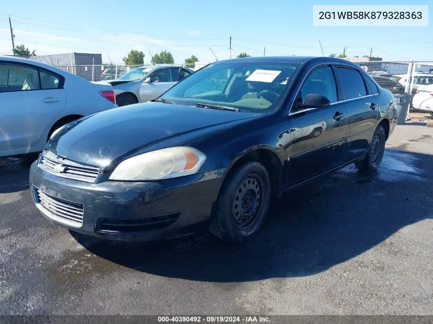 2007 Chevrolet Impala Ls VIN: 2G1WB58K879328363 Lot: 40390492