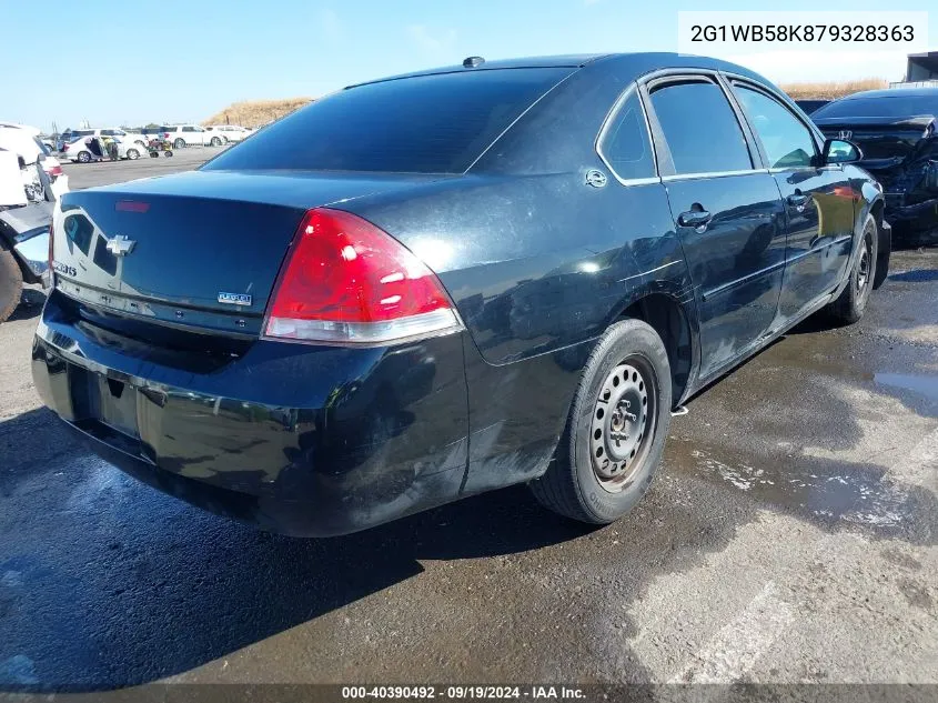 2007 Chevrolet Impala Ls VIN: 2G1WB58K879328363 Lot: 40390492