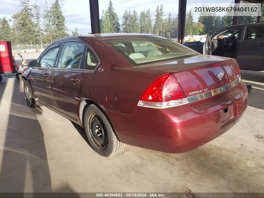 2G1WB58K679404162 2007 Chevrolet Impala Ls