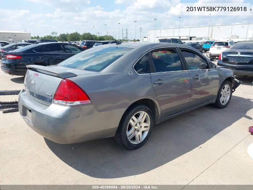 2007 Chevrolet Impala Lt VIN: 2G1WT58K779126918 Lot: 40399094