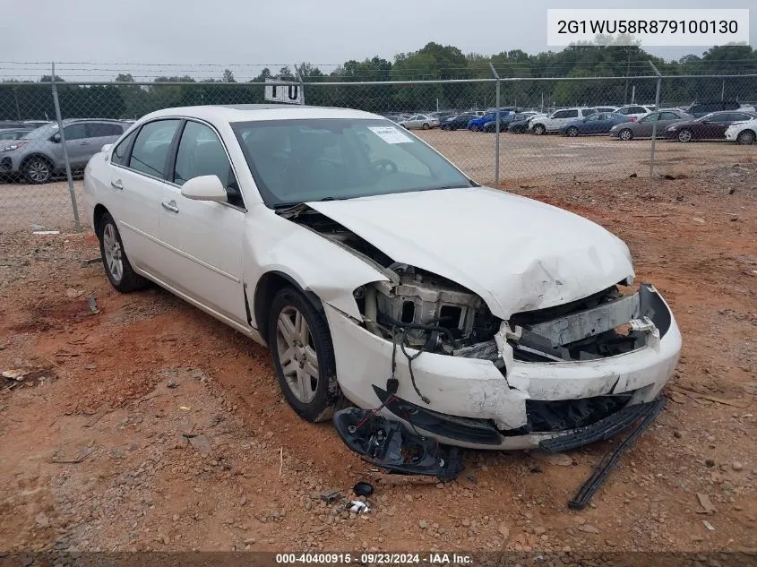 2007 Chevrolet Impala Ltz VIN: 2G1WU58R879100130 Lot: 40400915