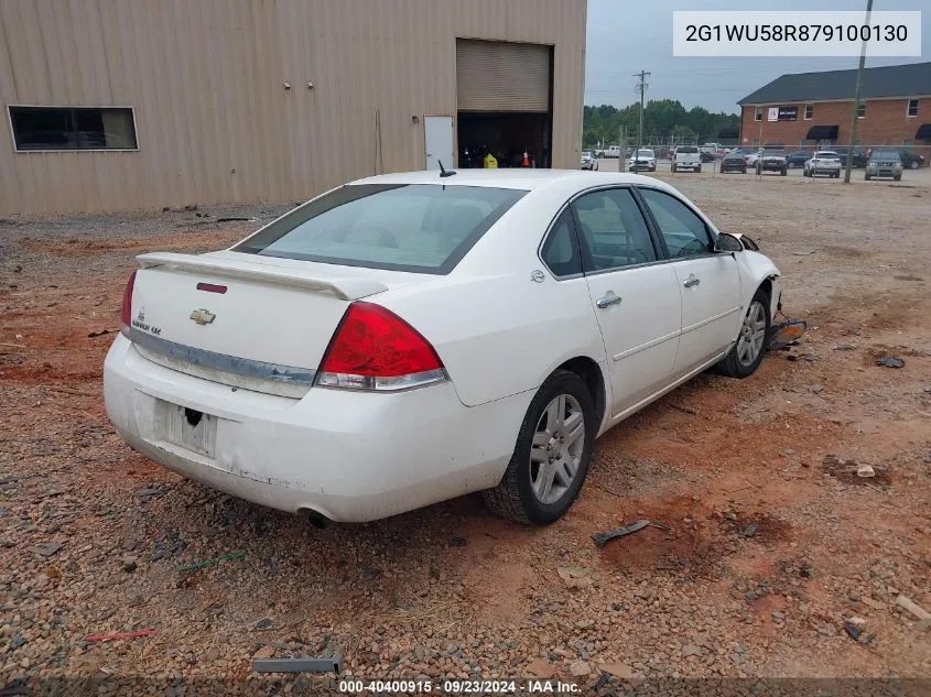 2007 Chevrolet Impala Ltz VIN: 2G1WU58R879100130 Lot: 40400915