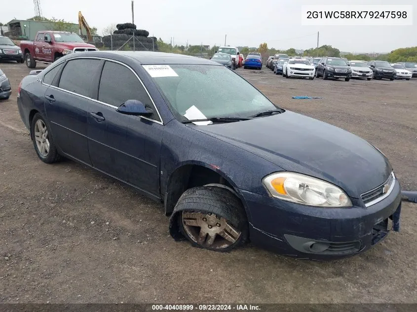 2007 Chevrolet Impala Lt VIN: 2G1WC58RX79247598 Lot: 40408999