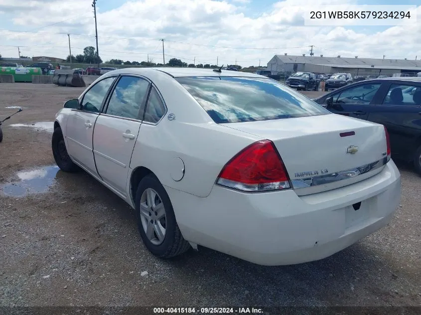 2G1WB58K579234294 2007 Chevrolet Impala Ls