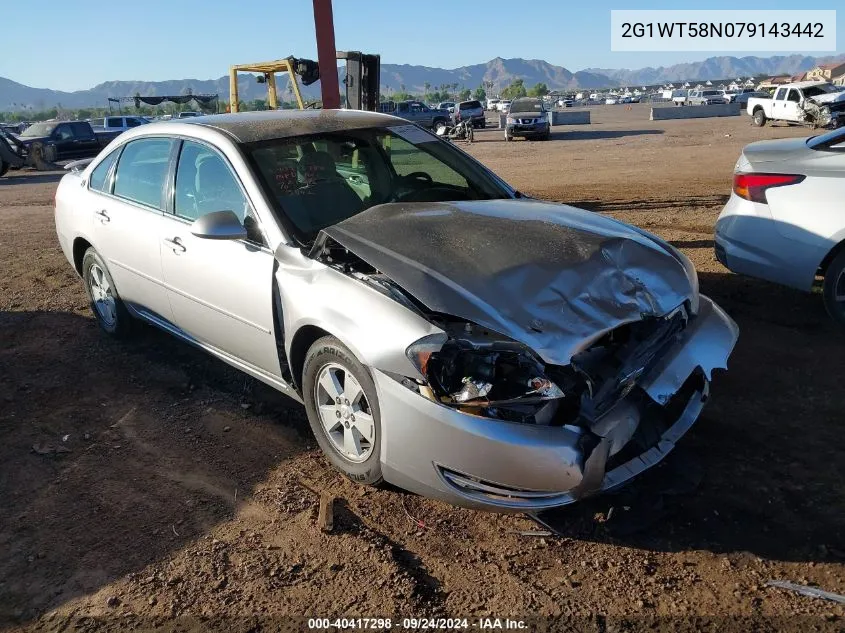 2007 Chevrolet Impala Lt VIN: 2G1WT58N079143442 Lot: 40417298