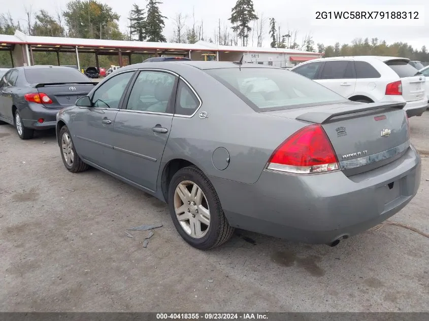 2007 Chevrolet Impala Lt VIN: 2G1WC58RX79188312 Lot: 40418355