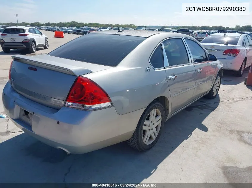 2007 Chevrolet Impala Lt VIN: 2G1WC58R079290380 Lot: 40418516