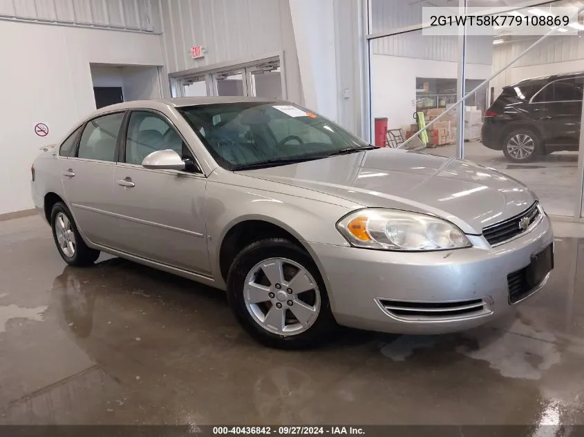 2007 Chevrolet Impala Lt VIN: 2G1WT58K779108869 Lot: 40436842