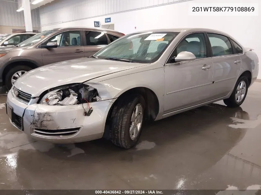 2007 Chevrolet Impala Lt VIN: 2G1WT58K779108869 Lot: 40436842