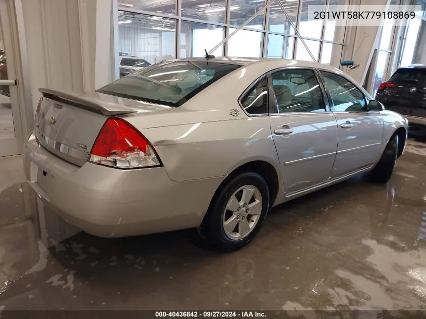 2007 Chevrolet Impala Lt VIN: 2G1WT58K779108869 Lot: 40436842