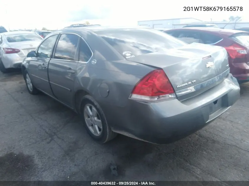 2007 Chevrolet Impala Lt VIN: 2G1WT58K679165578 Lot: 40439632