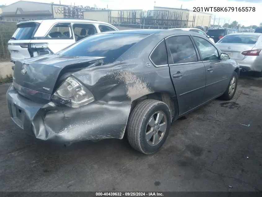 2007 Chevrolet Impala Lt VIN: 2G1WT58K679165578 Lot: 40439632