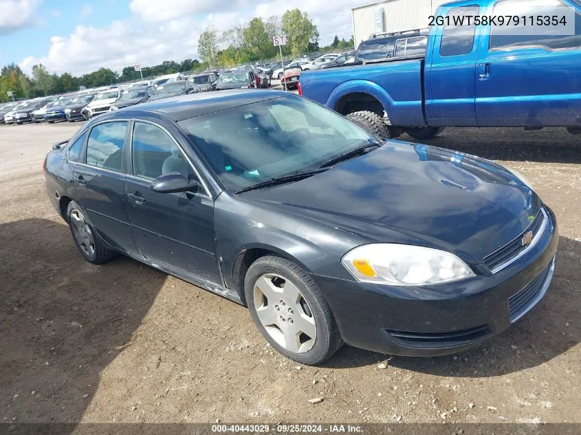 2007 Chevrolet Impala Lt VIN: 2G1WT58K979115354 Lot: 40443029