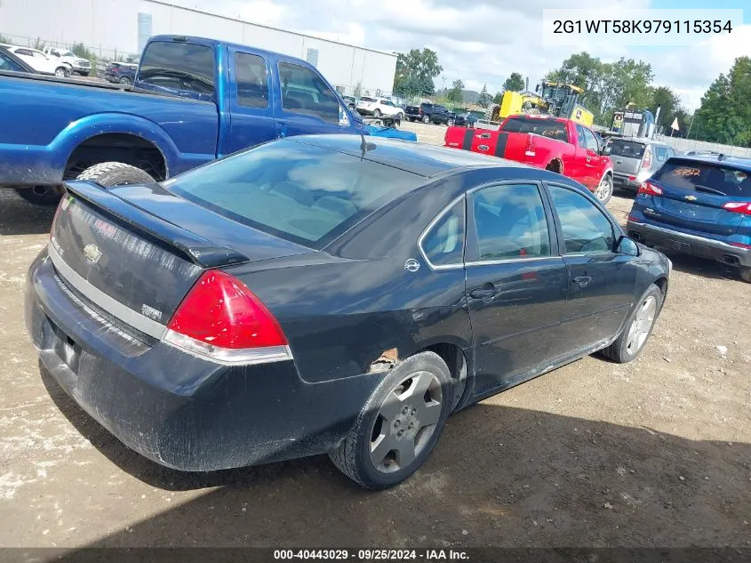 2007 Chevrolet Impala Lt VIN: 2G1WT58K979115354 Lot: 40443029