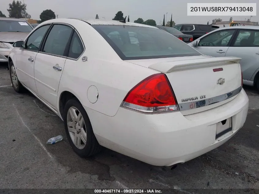 2007 Chevrolet Impala Ltz VIN: 2G1WU58RX79413048 Lot: 40457174