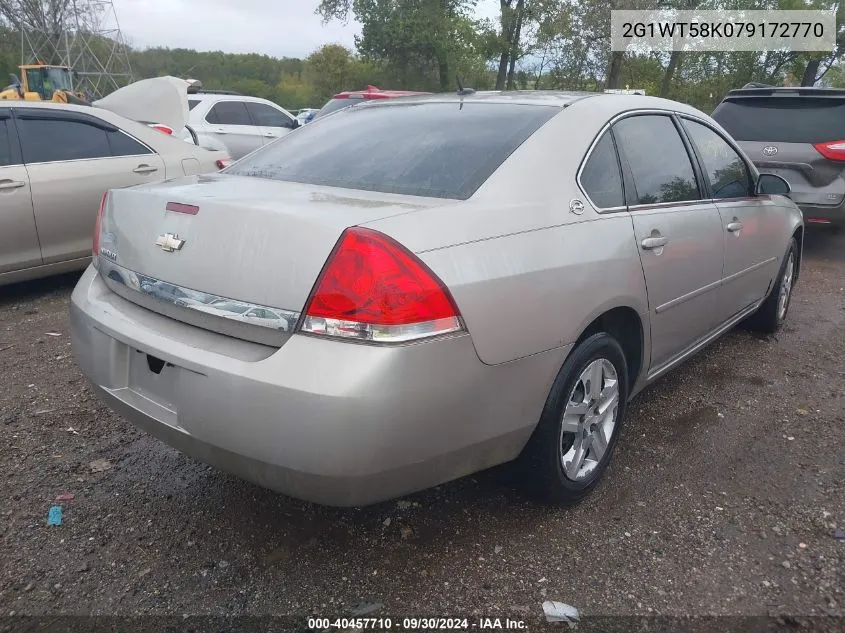 2G1WT58K079172770 2007 Chevrolet Impala Lt