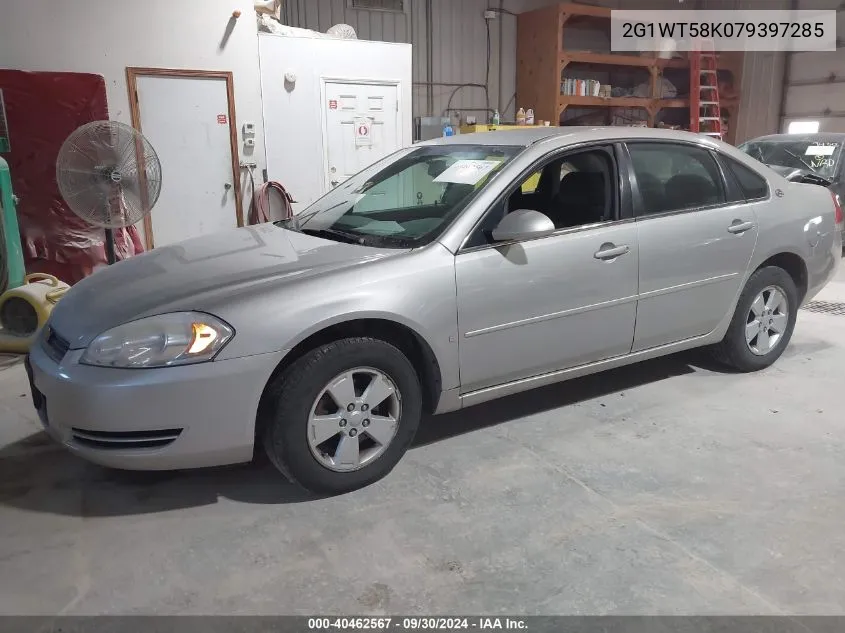 2007 Chevrolet Impala Lt VIN: 2G1WT58K079397285 Lot: 40462567