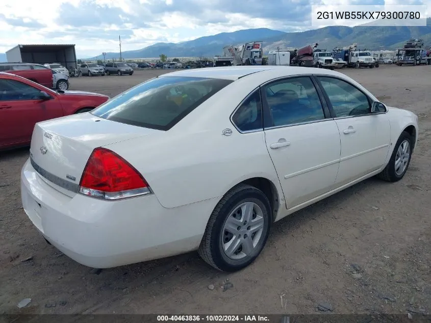 2007 Chevrolet Impala Ls VIN: 2G1WB55KX79300780 Lot: 40463836