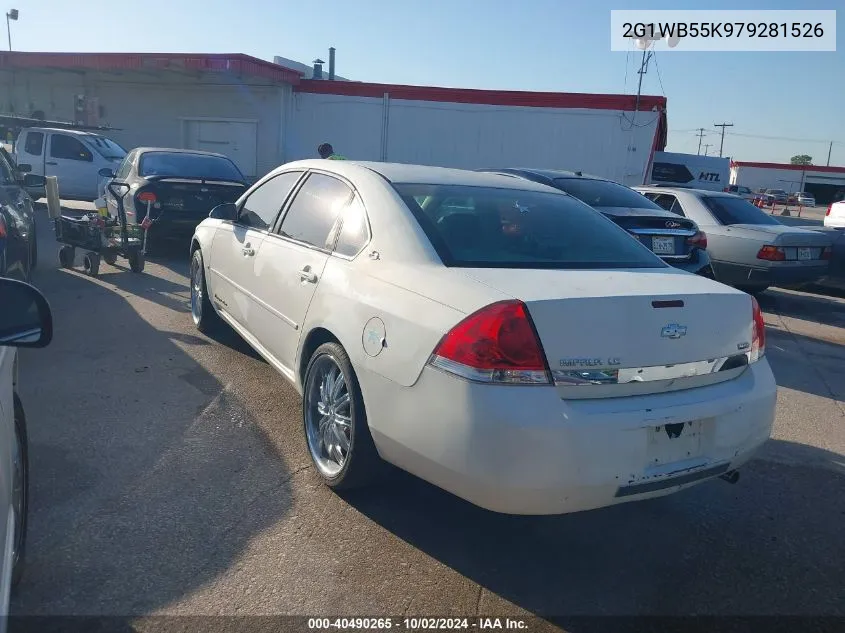 2G1WB55K979281526 2007 Chevrolet Impala Ls