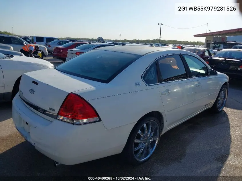 2G1WB55K979281526 2007 Chevrolet Impala Ls