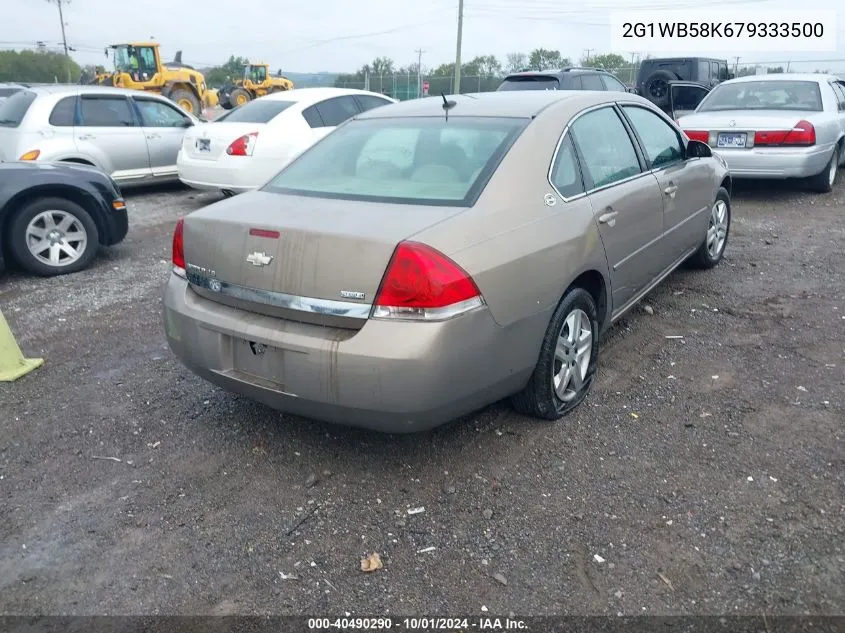 2G1WB58K679333500 2007 Chevrolet Impala Ls