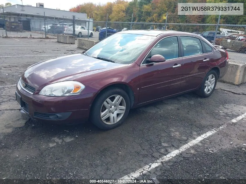 2007 Chevrolet Impala Ltz VIN: 2G1WU58R379331744 Lot: 40546027