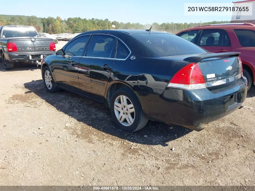 2007 Chevrolet Impala Lt VIN: 2G1WC58R279187655 Lot: 40661578