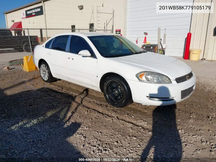 2007 Chevrolet Impala Ls VIN: 2G1WB58K779105179 Lot: 40683025