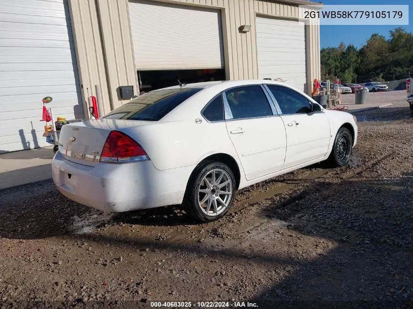 2007 Chevrolet Impala Ls VIN: 2G1WB58K779105179 Lot: 40683025