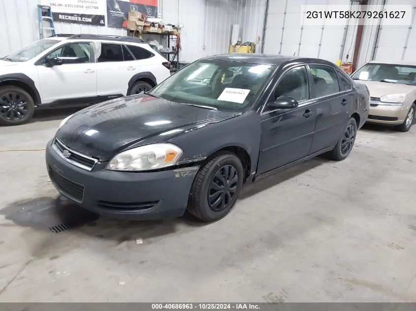 2007 Chevrolet Impala Lt VIN: 2G1WT58K279261627 Lot: 40686963